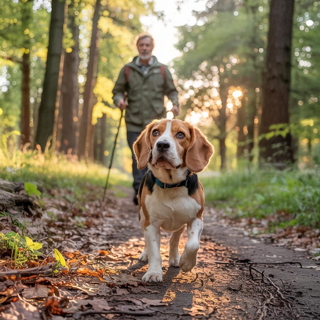 Beagle Hiking